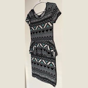 Unique, pattern dress!